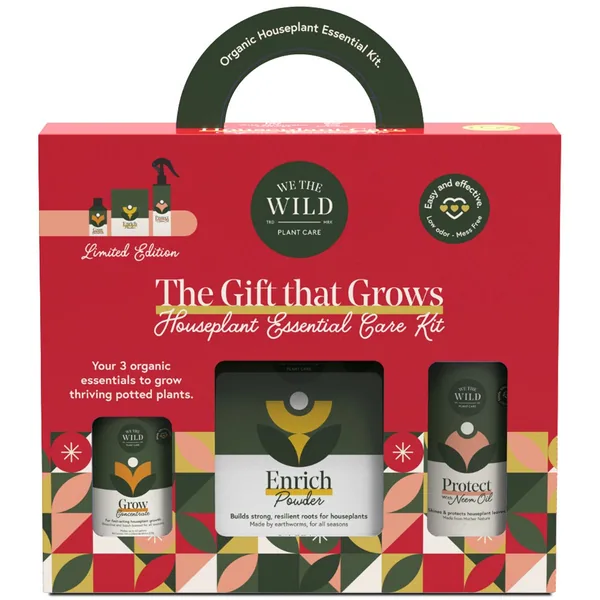 We The Wild The Gift That Grows Christmas Organic Starter Kit
