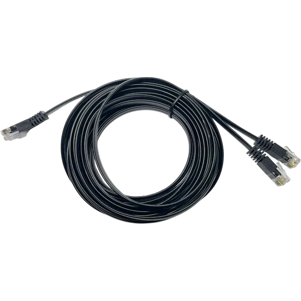 2 in 1 Y Shape Data Splitter Cord RJ12 Adaptable universal