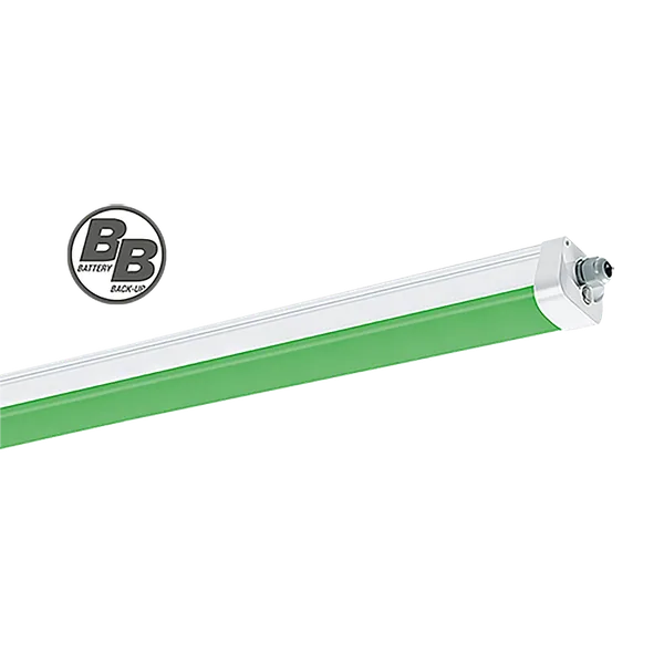 Green Emergency light Battery Backup 4ft dark cycle work