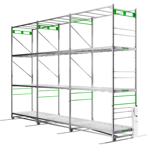 Hydroponic mobile Multi-Tier Rolling Racks Stainless Sturdy