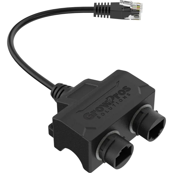 Push-Lock Signal Duplicator RJ12 to Dual RJ45 Sturdy