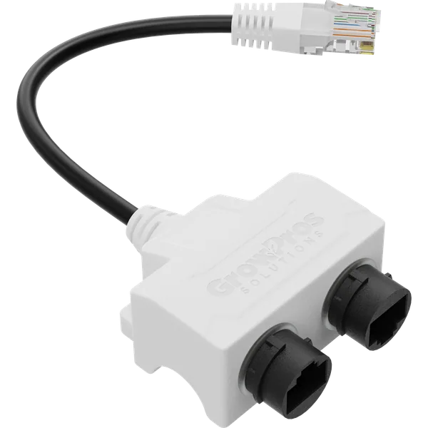 Push-Lock Signal Duplicator RJ45 to Dual RJ45 Sturdy