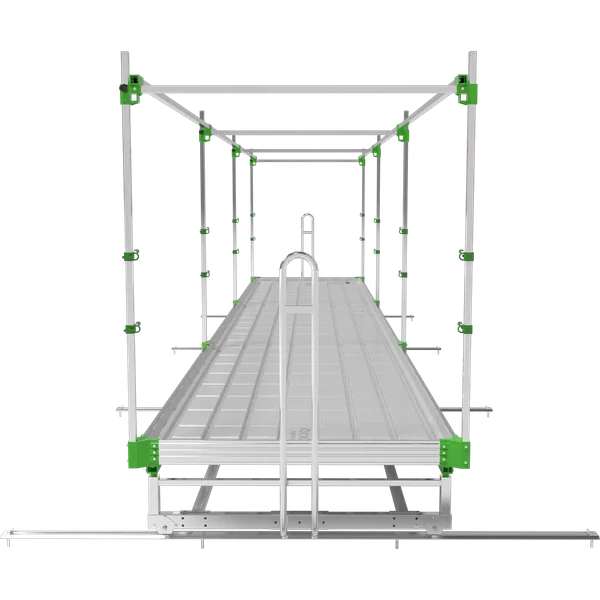 V-track Rolling Benches sturdy Grow Tray Stands flood Table