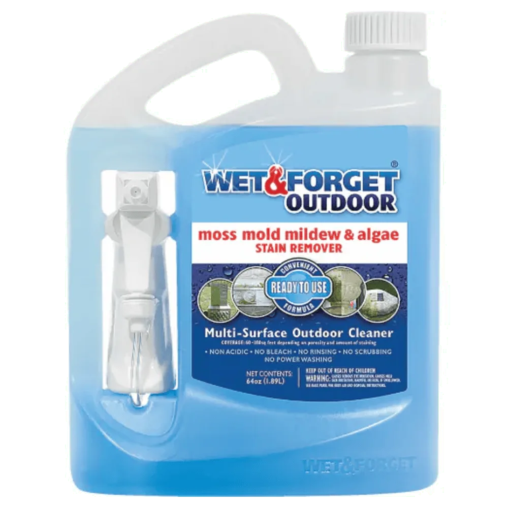 Wet & Forget 64oz Outdoor Mildew Stain Remover RTU - Image 2