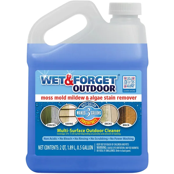 Wet & Forget 64oz Outdoor Moss Mold Remover — Case of 4
