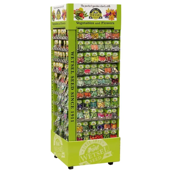 Wetsel 2400PKT Revolving 4 Panel Rack