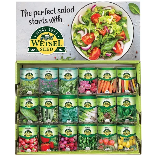 Wetsel 300pkt Perfect Salad Counter Display