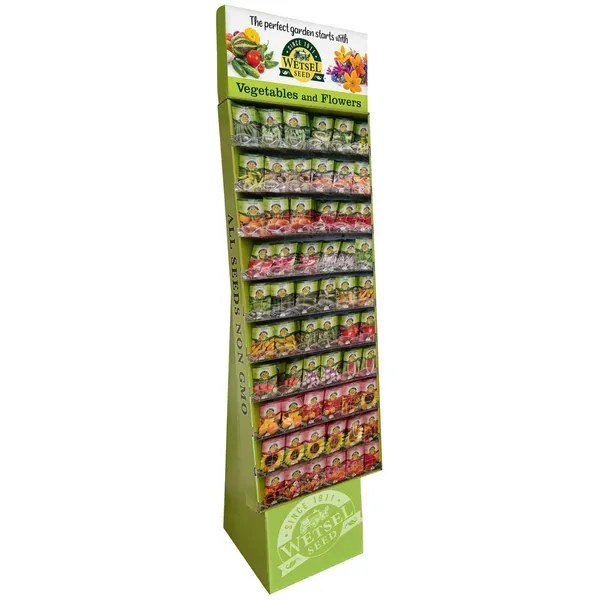 Wetsel 600PKT Vegetable Asst W/1 Floor Rack - Image 2