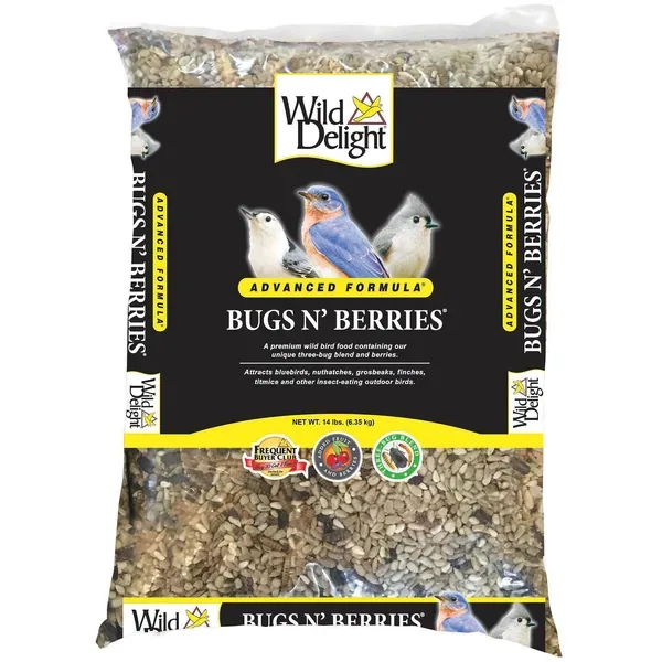 Wild Delight 14 lbs Bugs N' Berries Bird Seed - Image 2