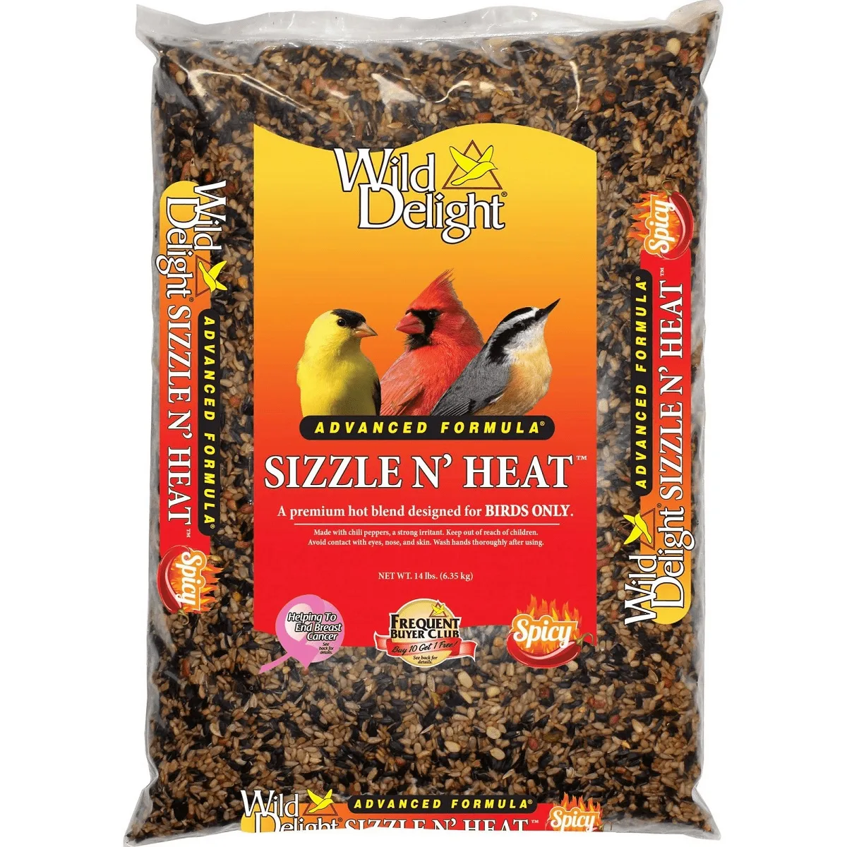 Wild Delight 14 lbs Sizzle N' Heat Bird Food - Image 2
