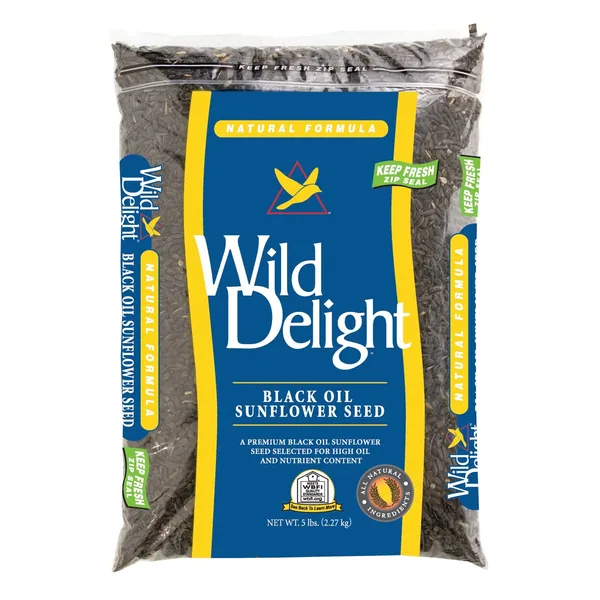 Wild Delight 5 lbs Black Oil Sunflower Seed MADE IN THE USA