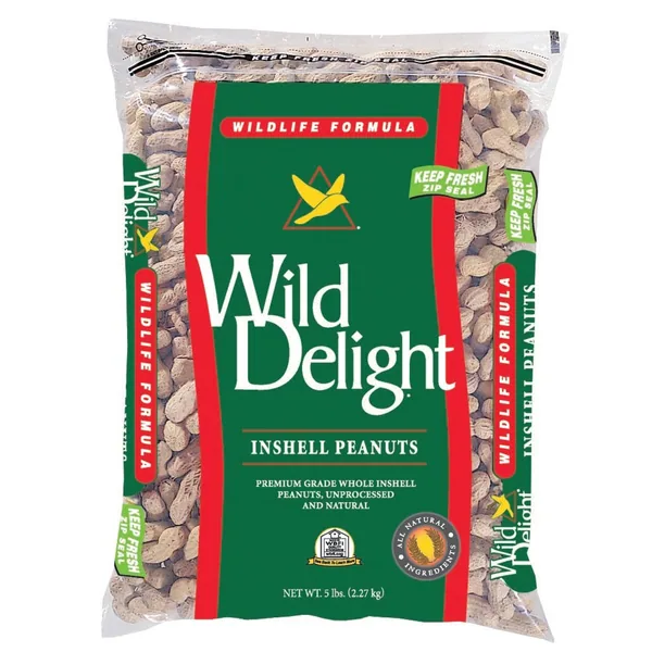 Wild Delight 5 lbs Inshell Peanuts MADE IN THE USA