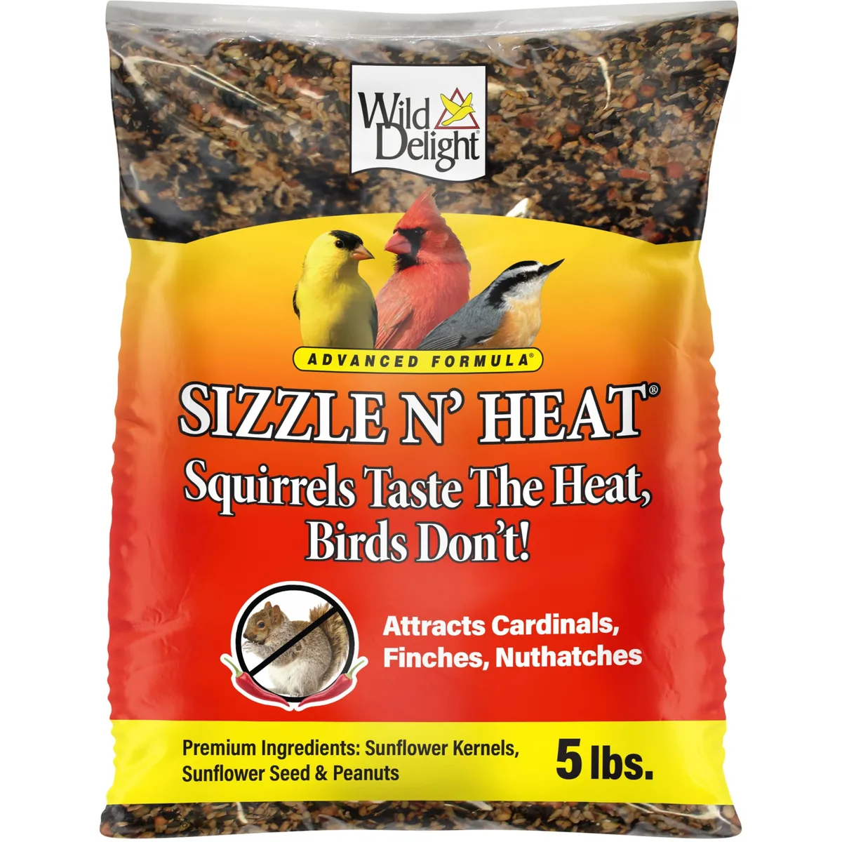 Wild Delight 5 lbs Sizzle N' Heat Bird Food - Image 2