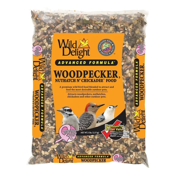 Wild Delight 5 lbs Woodpecker Nuthatch Food MADE IN THE USA