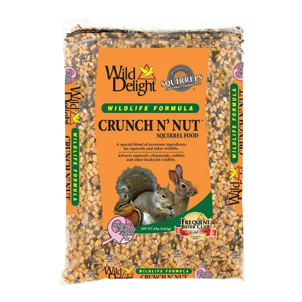 Wild Delight 8 lbs Crunch N Nut Squirrel Food