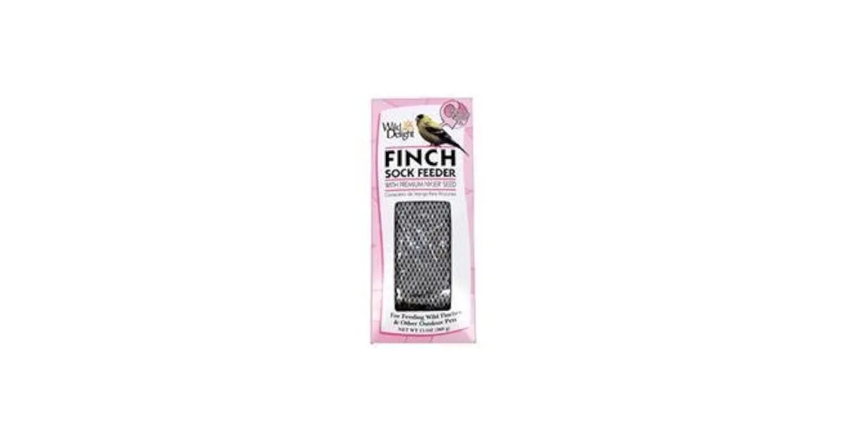 Wild Delight Pink Finch Sock With Nyjer - Image 2