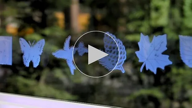 WindowAlert Hummingbird UV-Reflective Anti-Collision Bird Deterrent Window Decal - Image 2