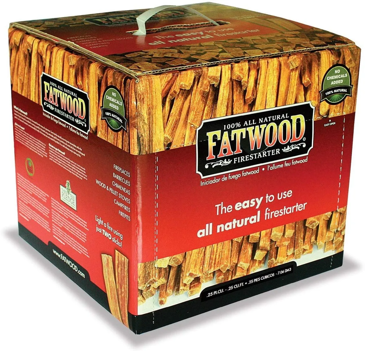 Wood Products Fatwood 10 lbs Kraft Box - Image 2