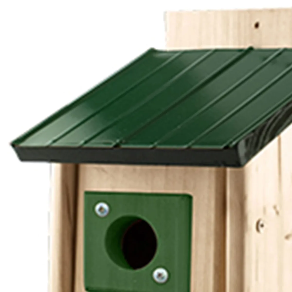 Woodlink Bluebird House With Green Metal Roof - Image 2