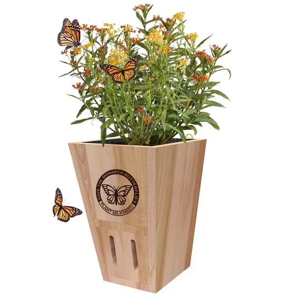 Woodlink Butterfly Shelter with Wood Planter - Image 2