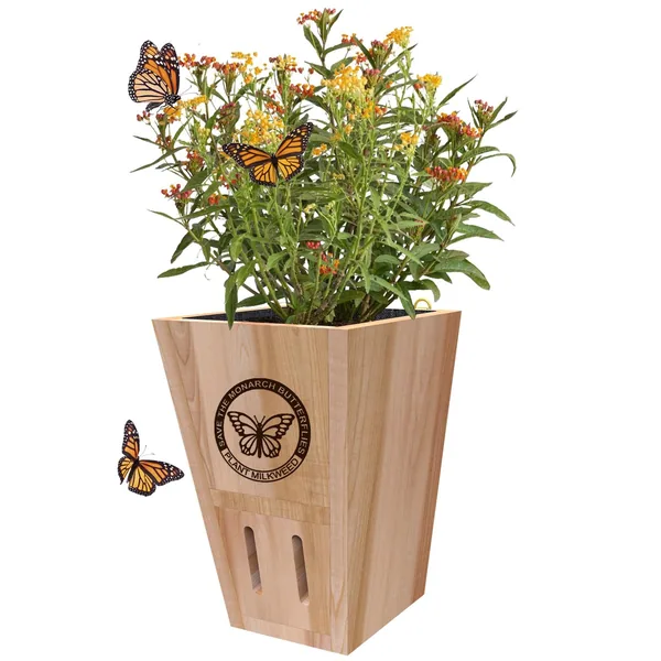 Woodlink Butterfly Shelter with Wood Planter