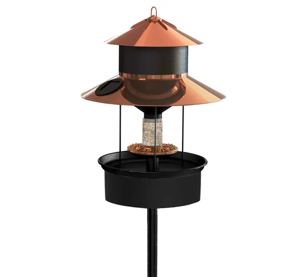Woodlink Gaslight Solar Light Seed Feeder