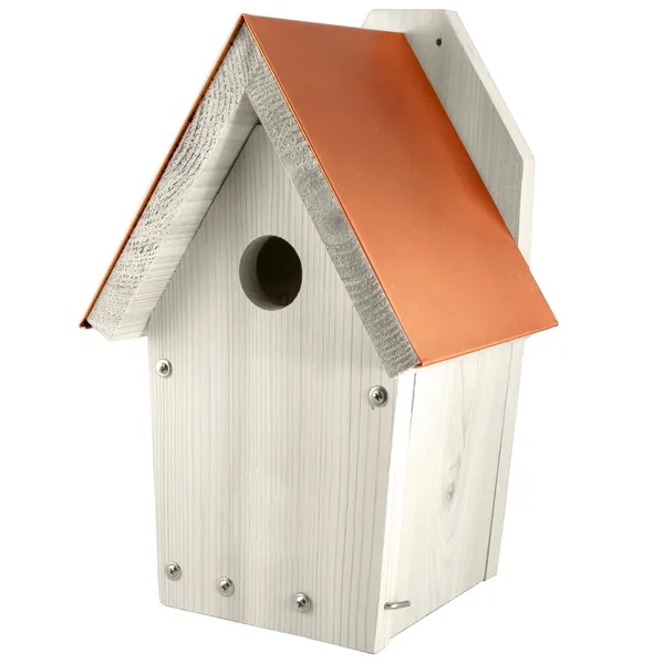 Woodlink Nantucket Bluebird House CopperTop White Wood