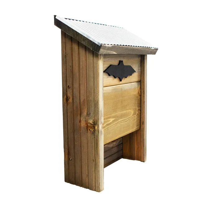 Woodlink Rustic Farmhouse LG Bat House Galvanized Roof - Image 2