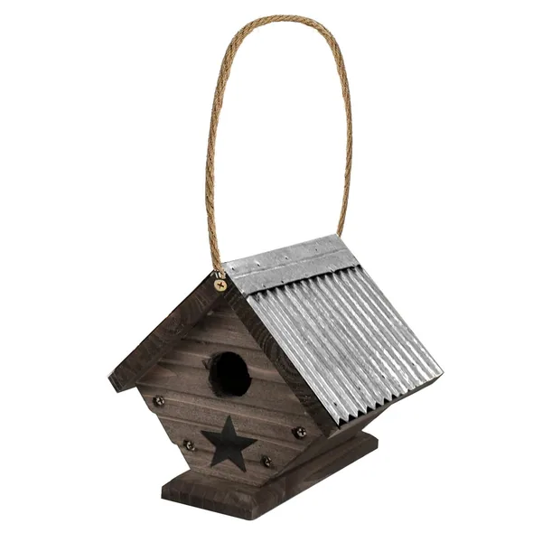 Woodlink Rustic Farmhouse Wren House with Galvanized Roof