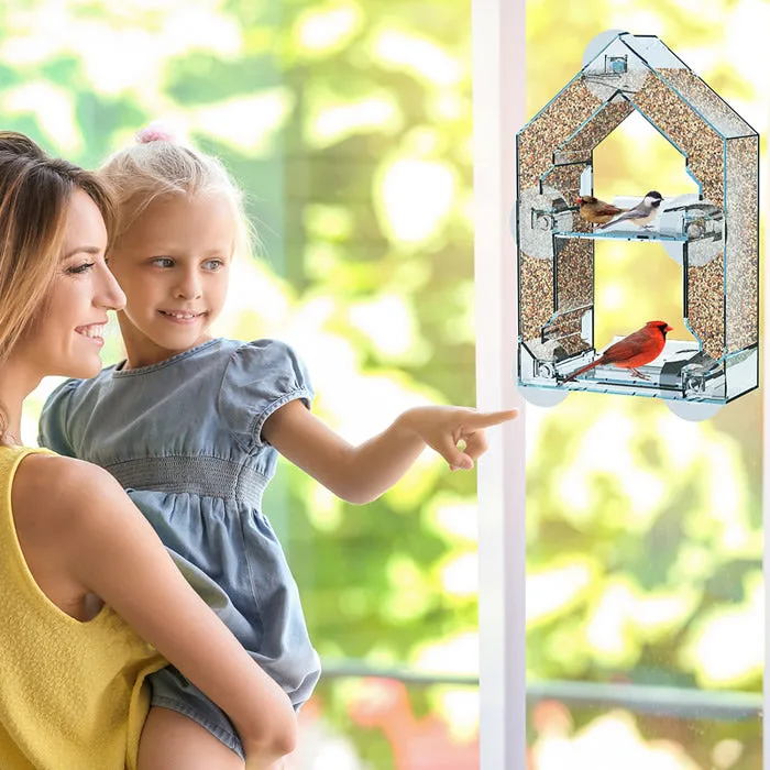 Woodlink Sneak-a-Peek Window Feeder House Design - Image 2