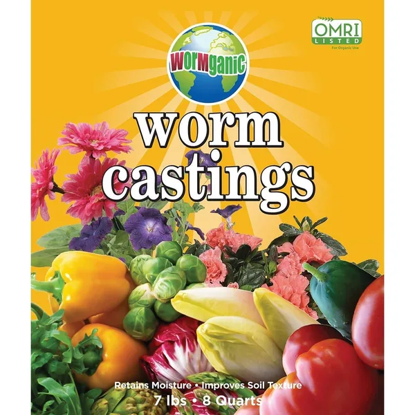 WormGanics 8qt Organic Worm Castings