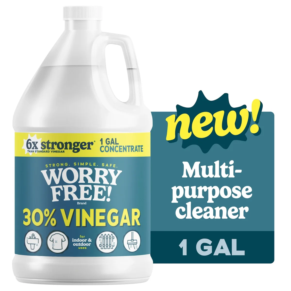 Worry Free Brand 1gal 30% Vinegar — priced per each; minimum 4; multiples of 4 - Image 2