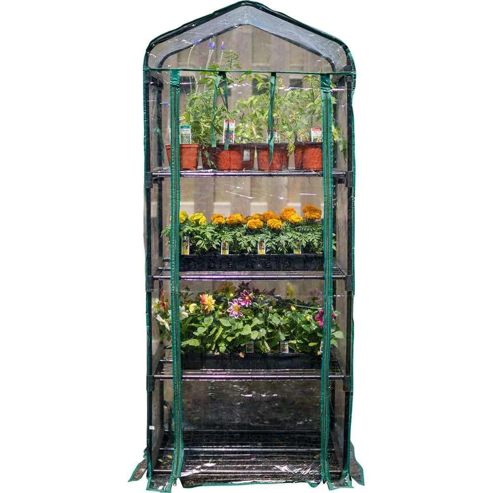WSP 4 Tier Mini Greenhouse 5'Hx 2'Wx1'D - Image 2
