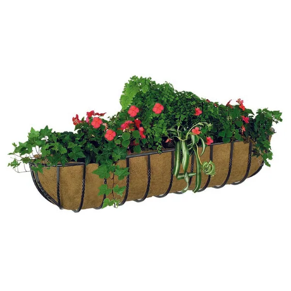 WSP Blacksmith Wall Trough With Coco Liner