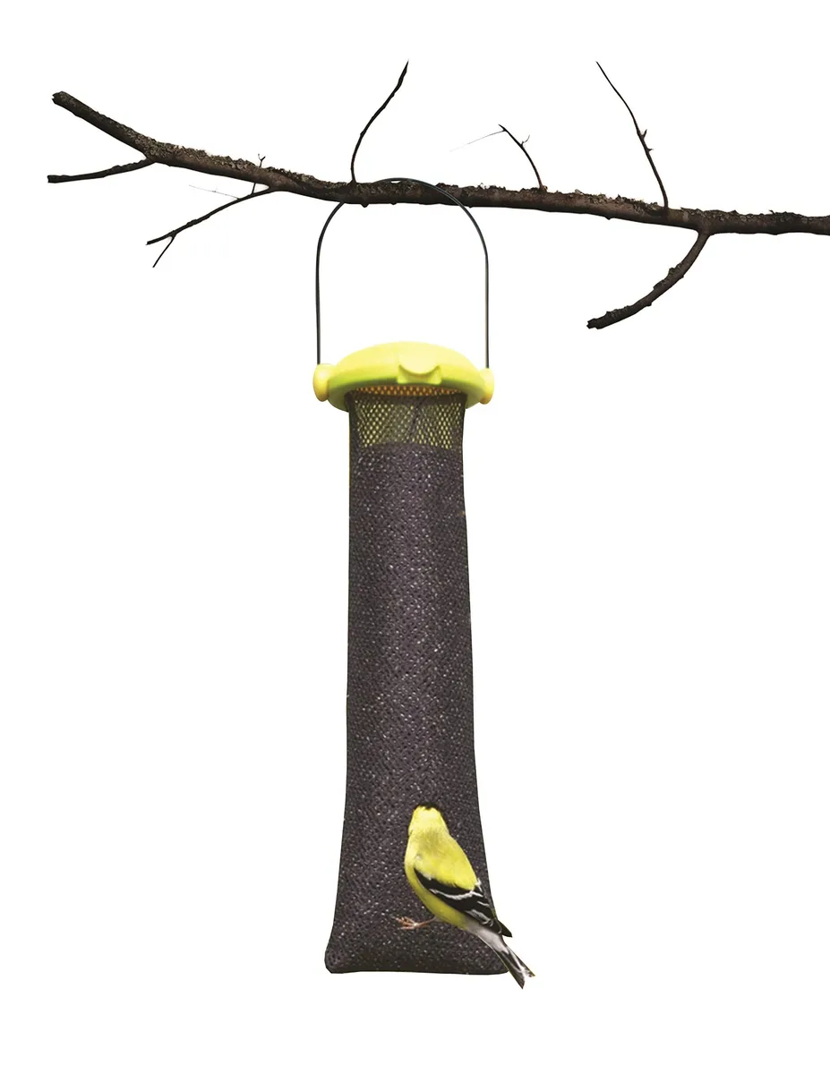WSP Flip Top Thistle Feeder Bag Yellow - Image 2