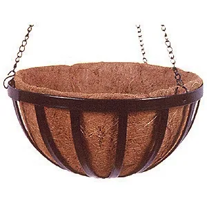 WSP Forge Hanging Basket With Coco Liner
