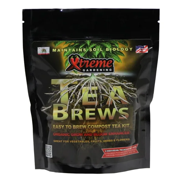 Xtreme Gardening Xtreme Tea Brews easy-to-use compost tea 80g (5 gal) 2Pak 20 ct
