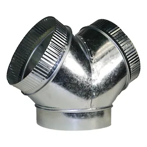 Y Duct Connector 6in x 4in x 4in