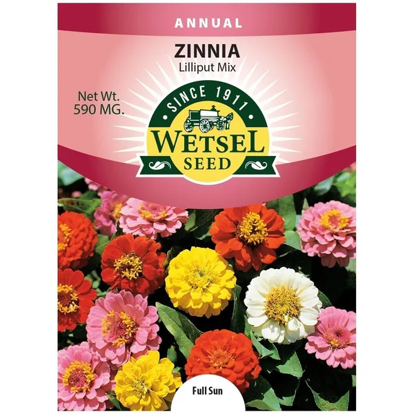 Zinnia, Lilliput Mix 590mg