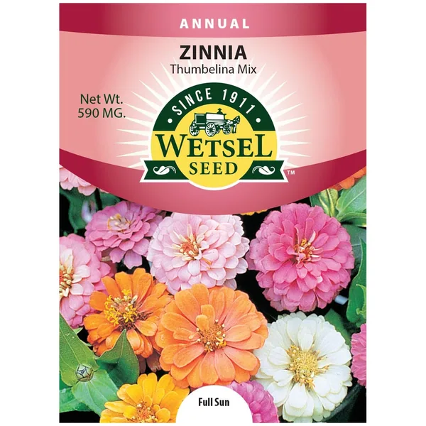 Zinnia, Thumbelina 590mg